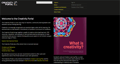 Desktop Screenshot of creativityportal.org.uk